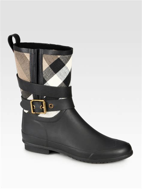 burberry heeled rain boots|Burberry rain boots on sale.